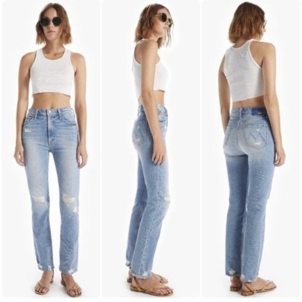 MOTHER Superior High Waisted Rider Skimp Jeans
